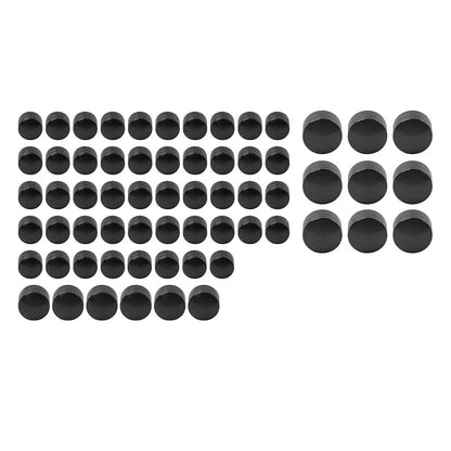 63X Black Engine Topper Bolt Caps for Harley Softail Standard FXST (2000-2006)
