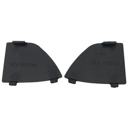 Front Bumper Lower Grille Tow Eye Covers for Mazda 3 (2017-2018)