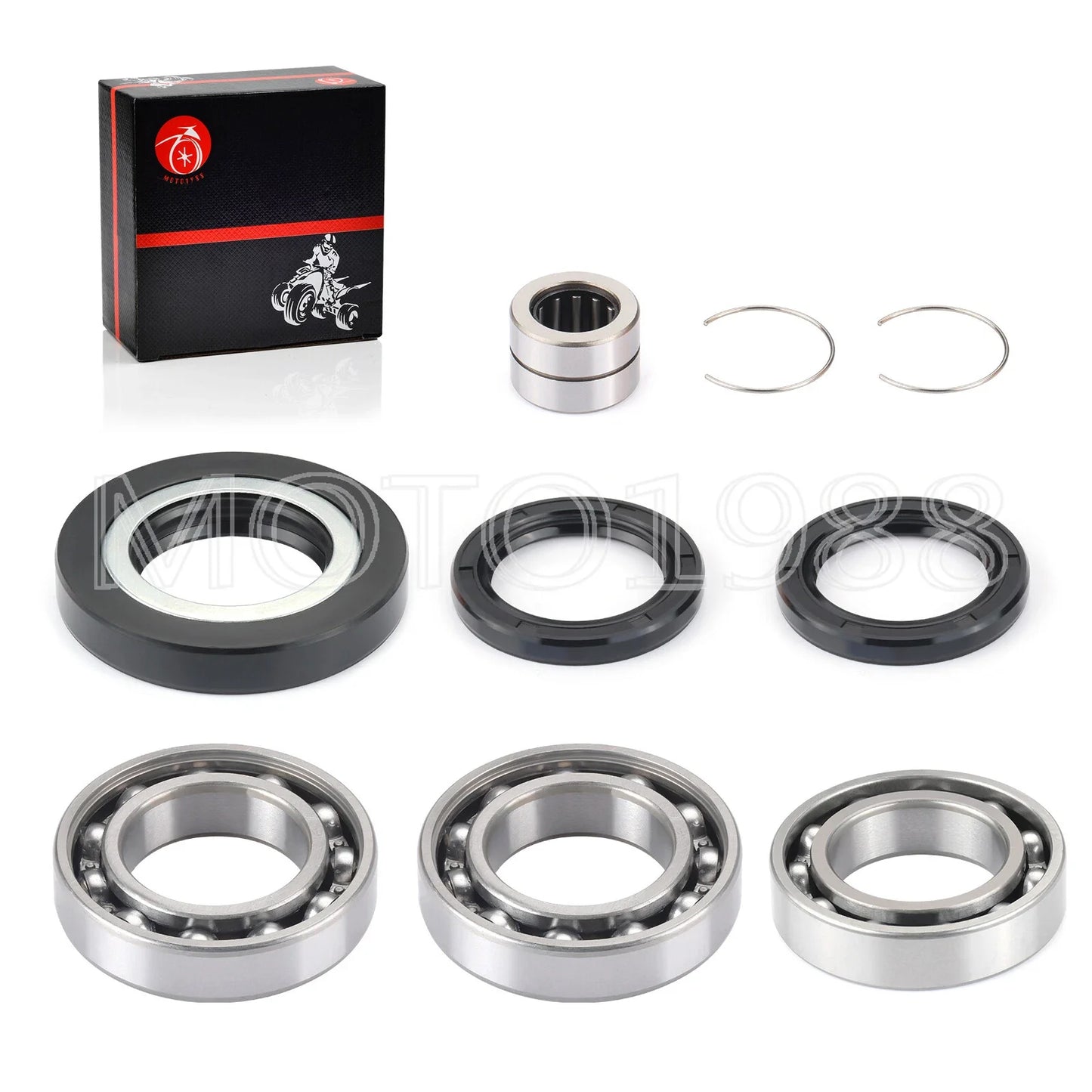 Rear Differential Bearing Seal Kit for Honda Rancher Foreman 420 (2009–2013)