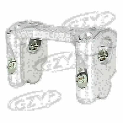 Handle Bar Riser Clamp Mount for BMW R1200GS (2013-2014) Silver