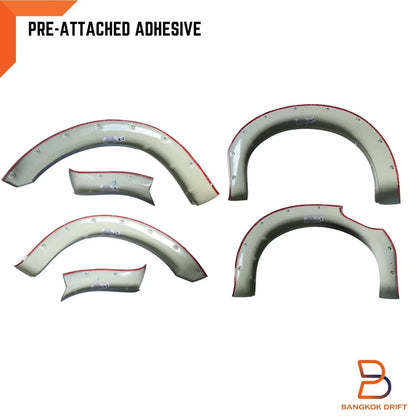 6" Matte Black Fender Flares for Isuzu D-Max DMAX Ute (2020-2023)