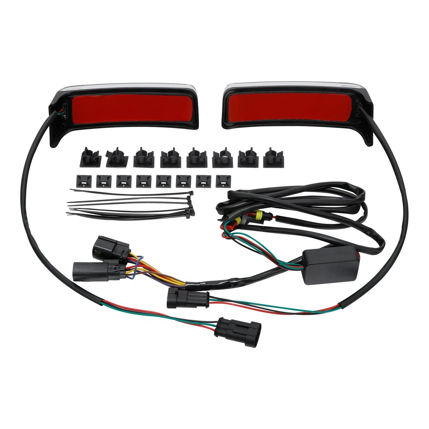 LED Insert Support Run Brake Turn Lights for Harley Touring (2014-2024)
