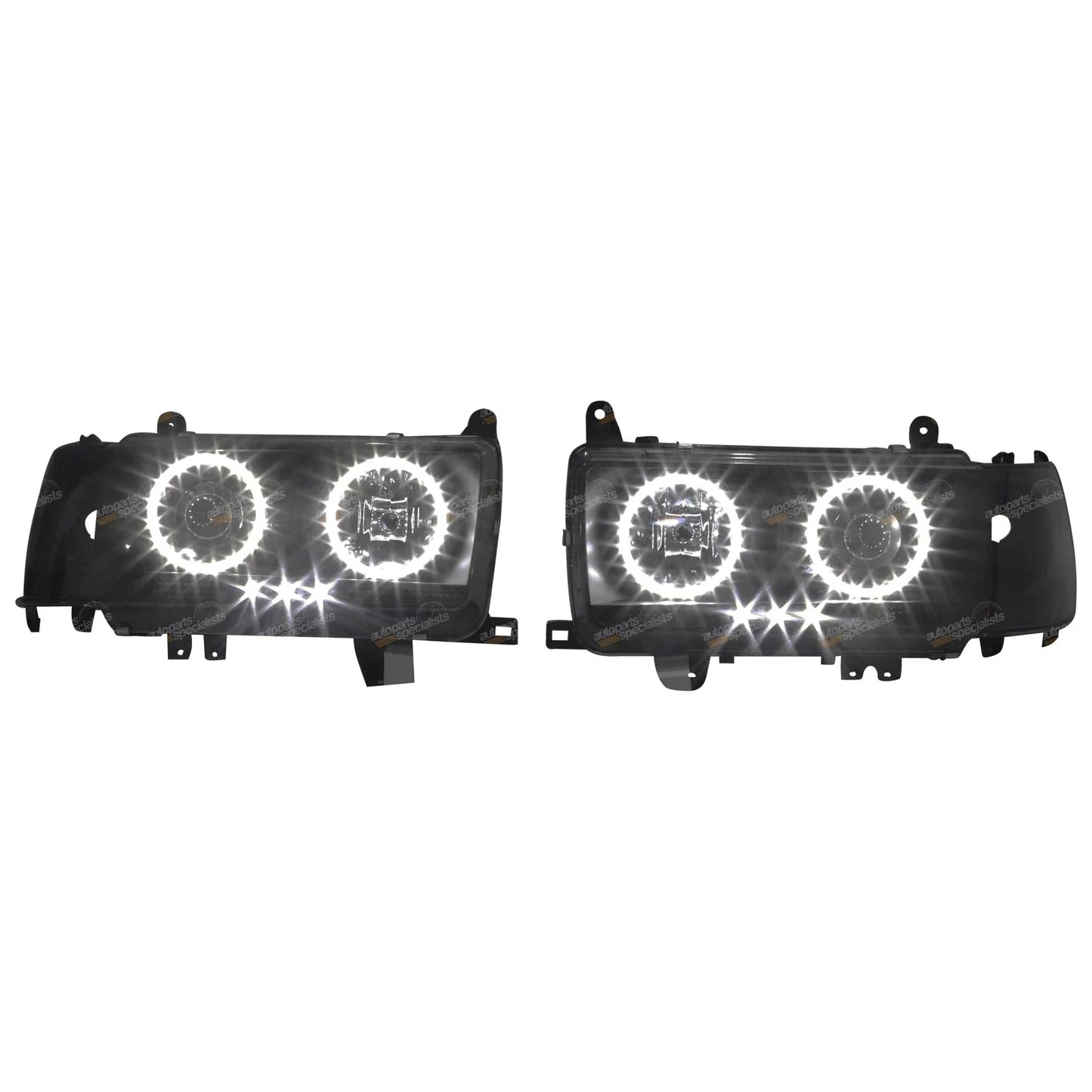 Altezza Angel-eye Halo Projector Headlights with LED DRLS for Toyota 80 Series