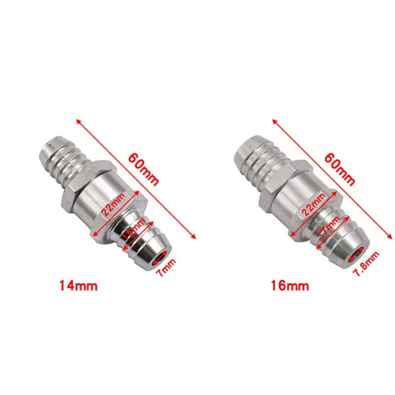 12mm One Way Check Valve for Gas Diesel Fuel