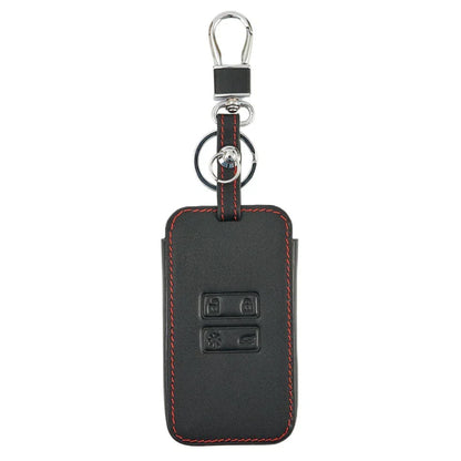 Leather Car Remote Key Cover Fob Case Holder for Koleos Kadjar Captur
