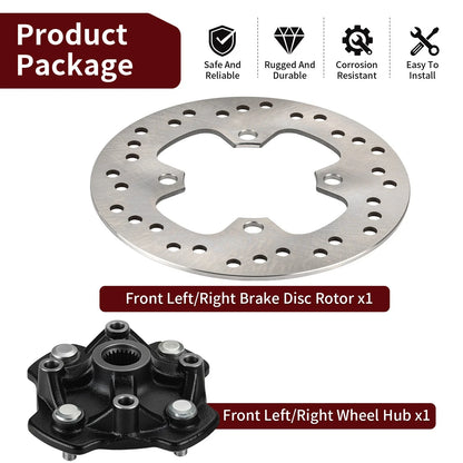 Front Left Or Right Wheel Hub for Honda Rancher 420 W/ Brake Disc (2010–2023)