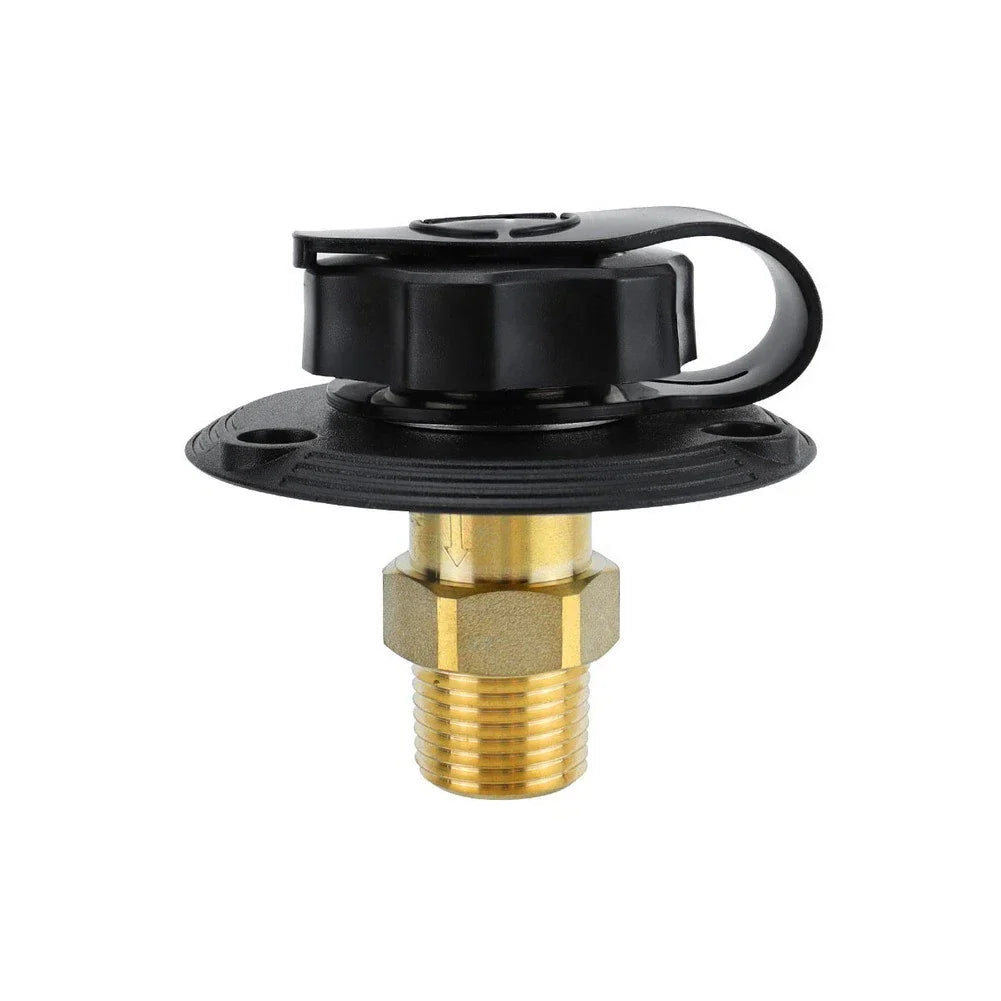 Brass Water Inlet Connection with Check Valve for Garden Efficiency