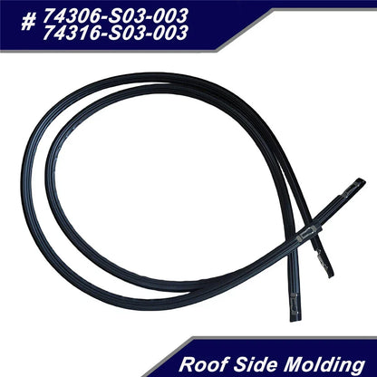 Left & Right Roof Side Moulding Rubber for Honda Civic EK2 EK3 EK4 EK9 (1996-2000)