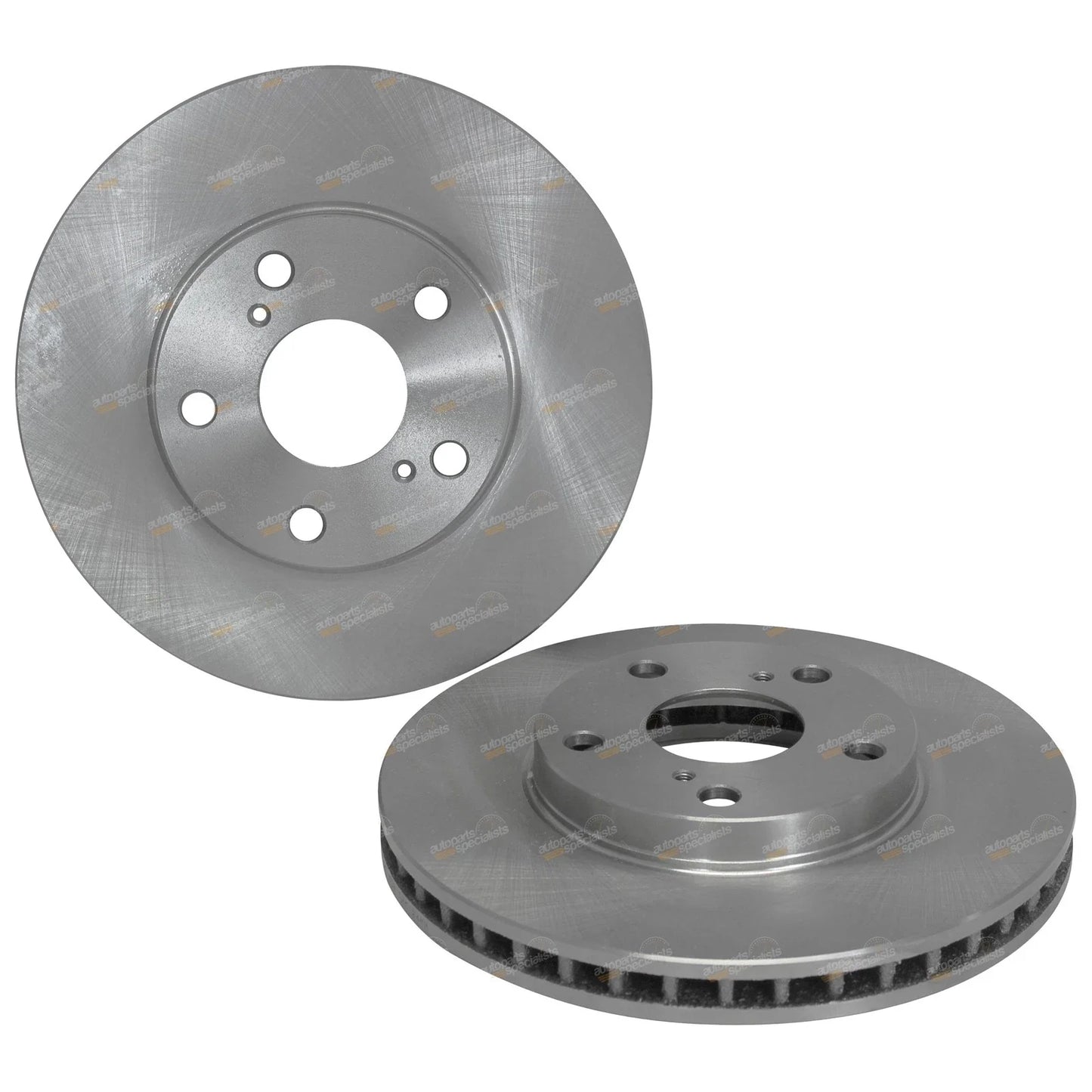 2 x Front Disc Brake Rotors for Toyota Estima (2000–2003)