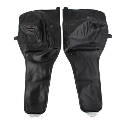 Black PU Leather Rear Trike Fender Bra for Harley Tri Glide Ultra Classic (2009-2023)