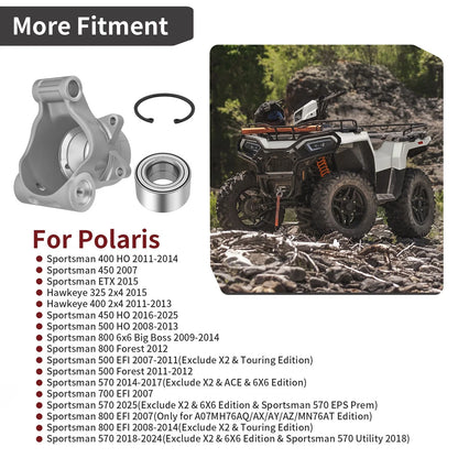 Rear Wheel Bearing Carrier Kit for Polaris Sportsman 800 6x6 (2009–2014)