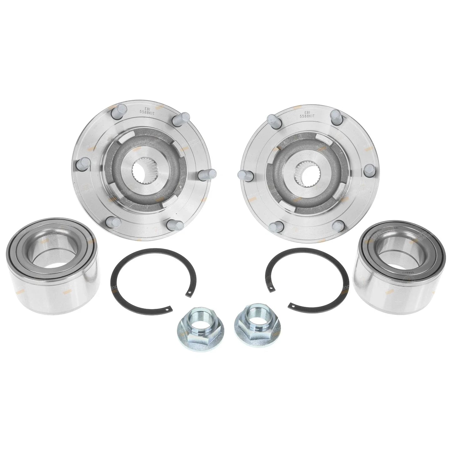 Front Wheel Bearing Hub Assemblies for Ford Ranger PJ PK (2007 - 2011)