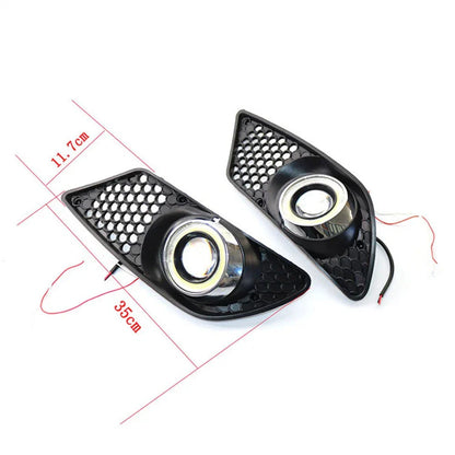 LED Bumper Fog Lights with Covers for Mercedes-Benz C230 C300 C350 (2008-2015)