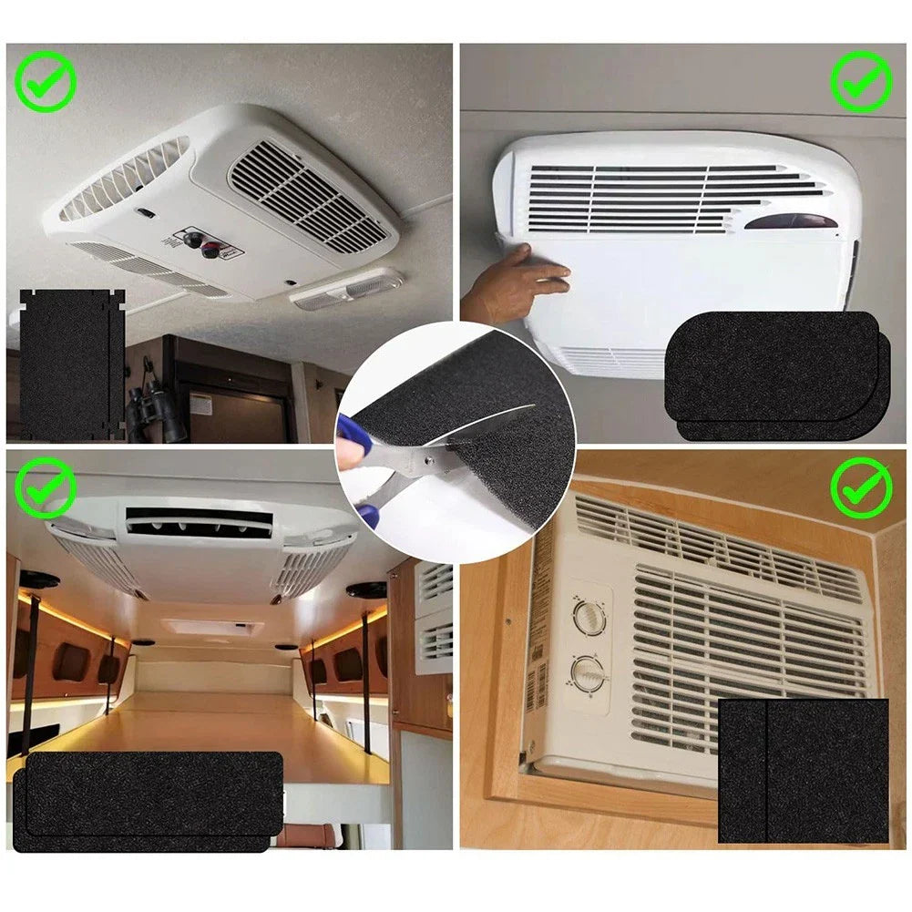 RV A/C Filters Adaptable Foam for Easy Sizing