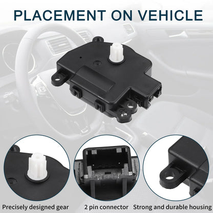 2 x No.68048902AA HVAC Heater Blend Door Actuators for Dodge Ram (2009-2010)