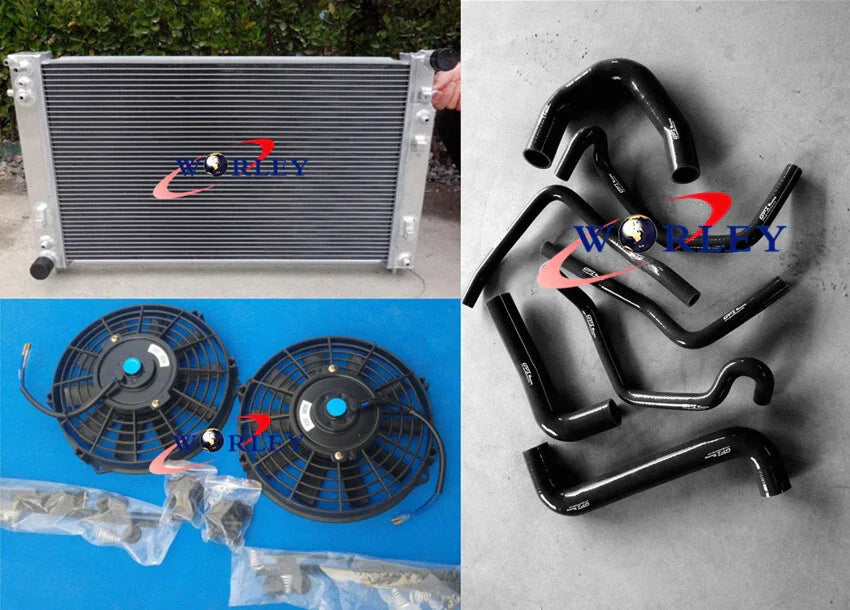 Aluminum Radiator & Fans for Holden Commodore VT VX VU HSV V8 GEN3 LS1 (1997-2007)