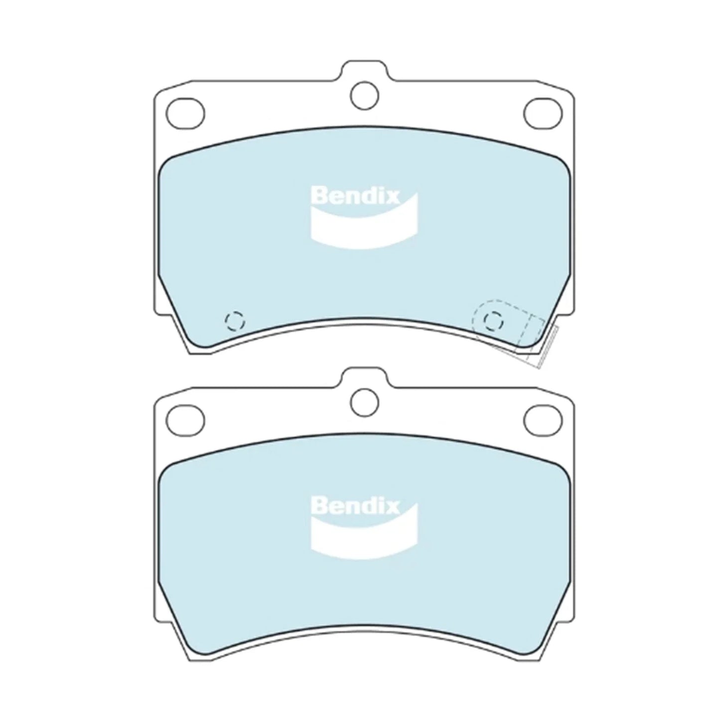 Front Disc Brake Pad Set 1.3L 1.5L for Ford Festiva (1994 - 2000)