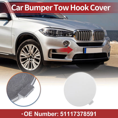 Front Tow Hook Cover for BMW X5 F15 (2014-2018) White