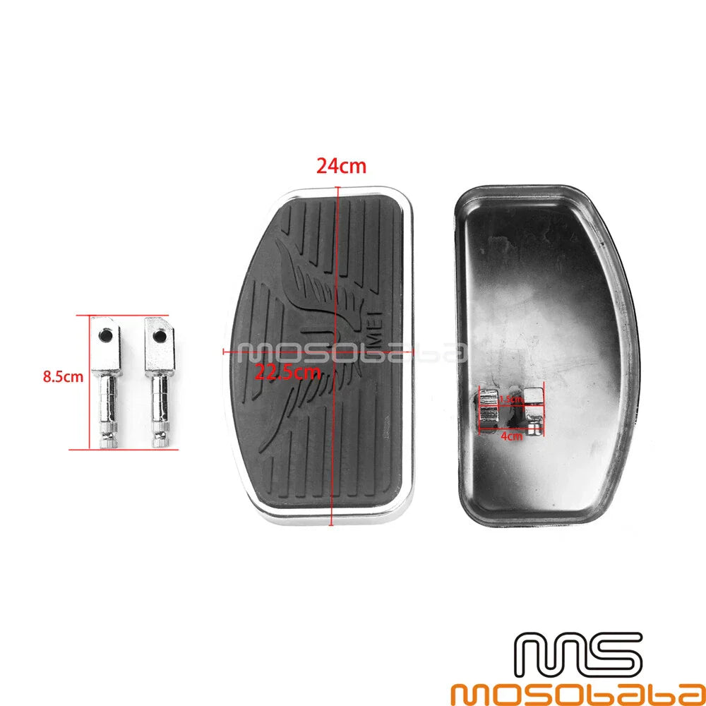 Rear Passenger Floorboards for Honda VTX 1300, VTX 1800, Yamaha XVS