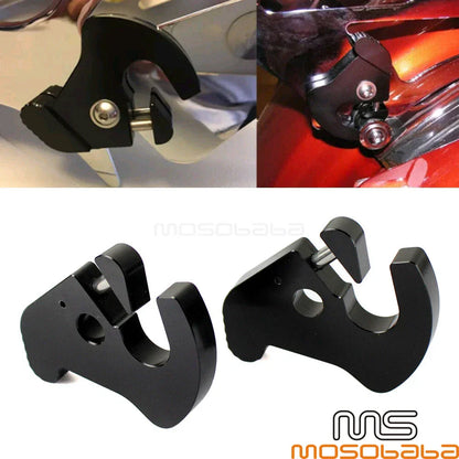 Black Detachable Sissy Bar Luggage Rack for Motorcycle Universal