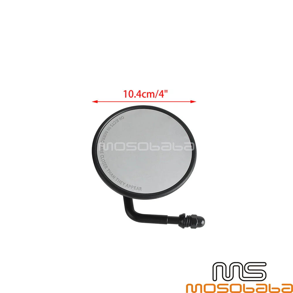 Universal Black Handlebar Glass Rear View Mirror for Harley Sportster S (2022)