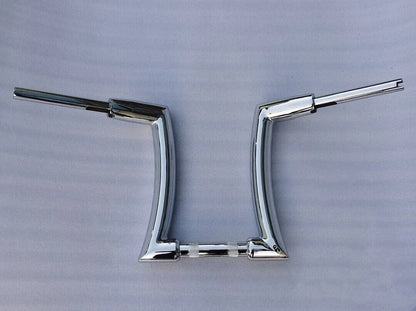 14" Chrome Rise 2" Ape Hanger Handlebar for Harley Sportster, Yamaha Vstar