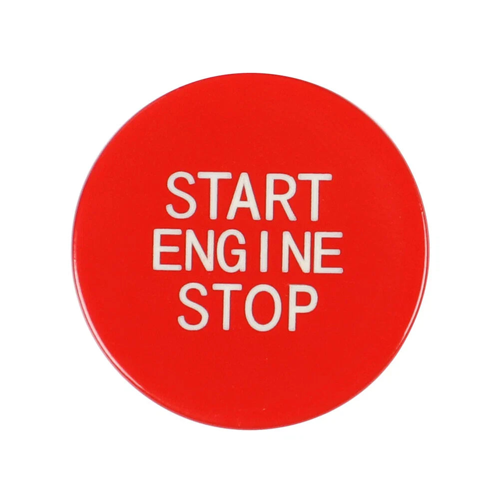 Red Engine Start Stop Button Switch Cover Trim for BMW 3 8 X Series (2006-2020)