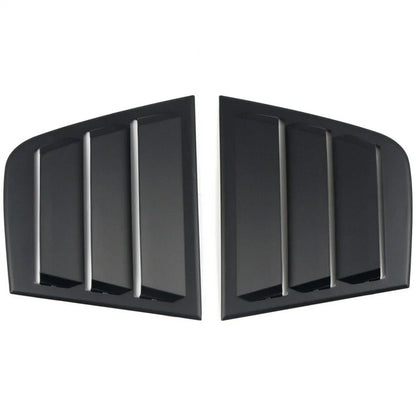 Gloss Black Quarter Louver Covers for Dodge Charger (2011-2021)