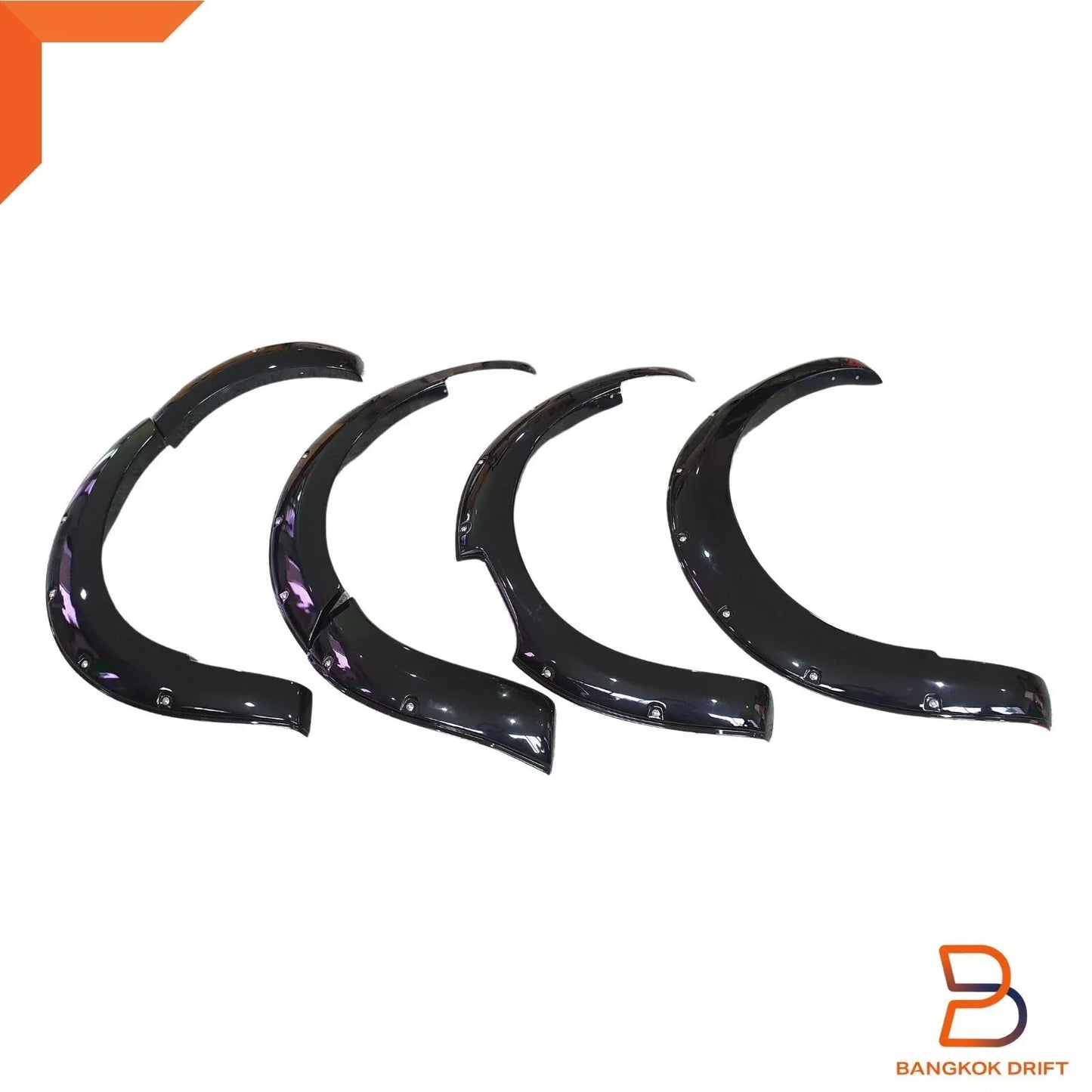 6" Black Bolted Fender Flares for Nissan Navara NP300 D23 (2021-2023)
