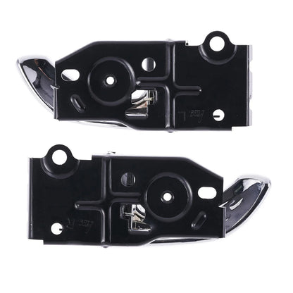 Door Handle Inner 2 x Chrome FRONT LEFT+RIGHT for Hyundai Santa Fe (2000–2005)