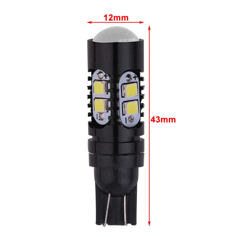 T10 2323 10-SMD LED Bulbs Bright Lights for Car (12V 24V)