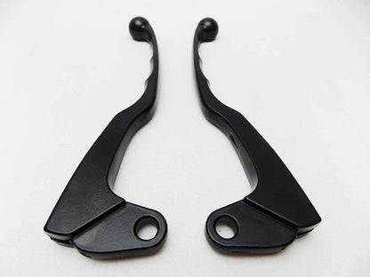Black Forseti Front Brake & Clutch Lever Set for Yamaha YZ100 (1977-1980)