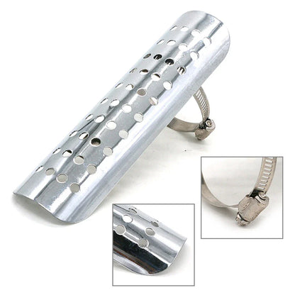 Chrome Exhaust Muffler Pipe Heat Shield Cover for Universal Motorcycle