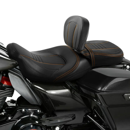 Rider Backrest & Driver/Passenger Seats for Harley CVO Street Glide (2009-2023)