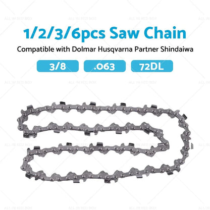 3/8" .063 72DL Chainsaw Chain for Husqvarna, Stihl (Various Years)
