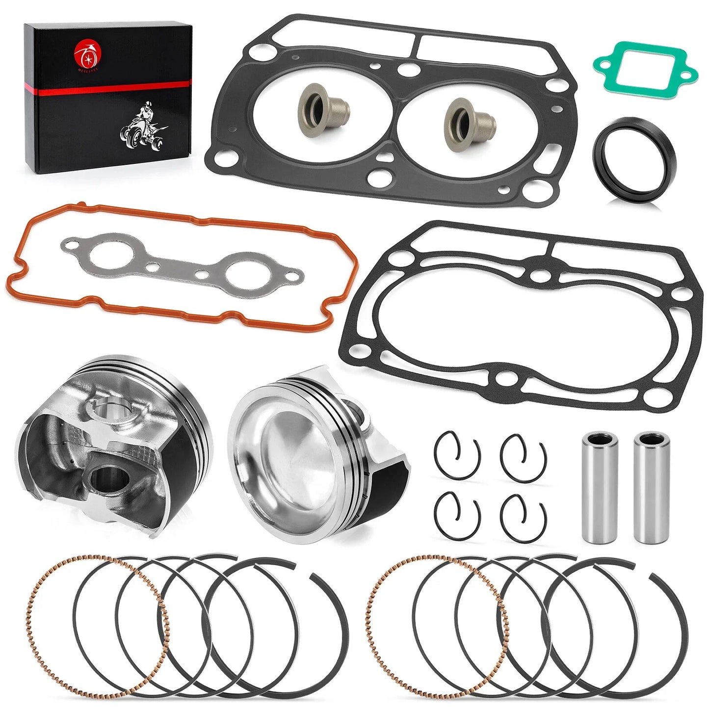 80mm Piston Rings Top End Rebuild Kit for Polaris RZR 800/S 800/4 800 (2011–2014)