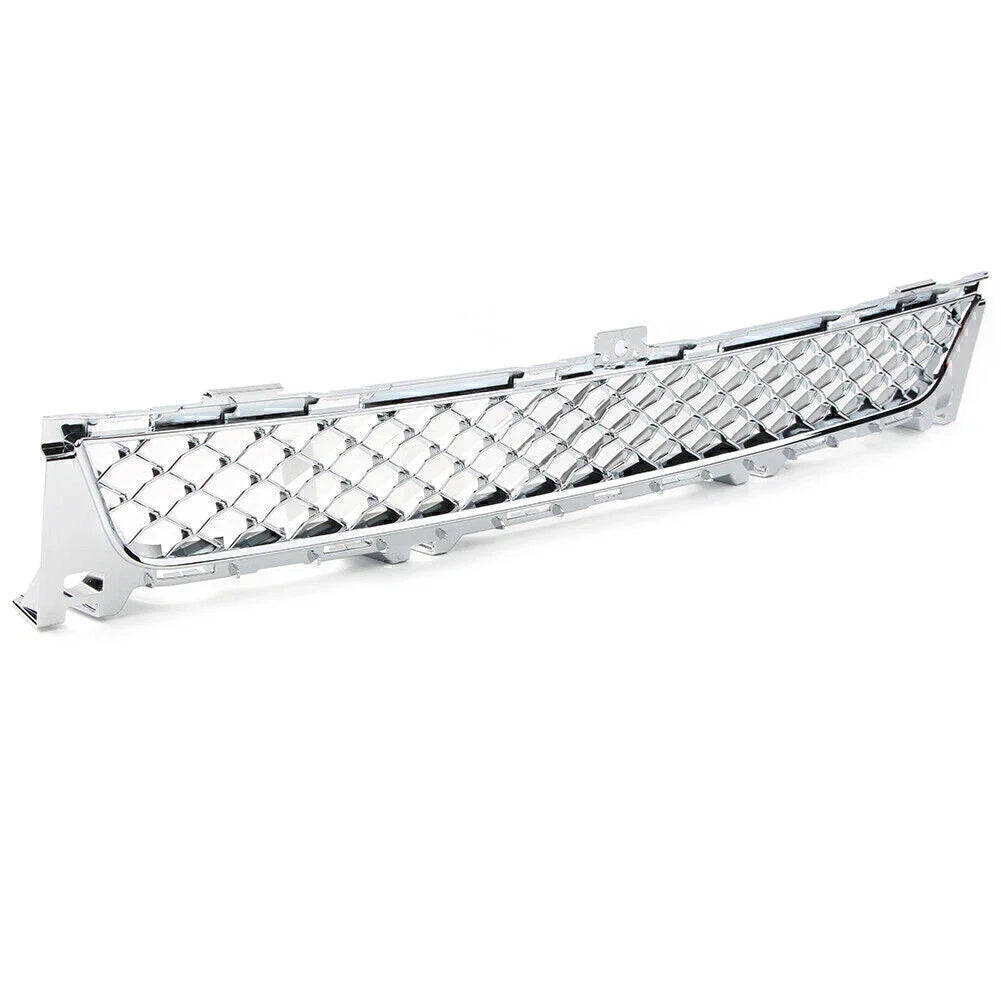 Chrome Front Lower Bumper Grille Mesh Grill for Jaguar XJ (2010-2015)