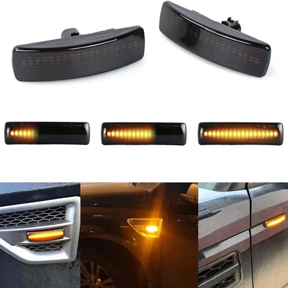LED Side Marker Light Pair for Land Rover LR2 LR3 LR4 Range Rover Sport