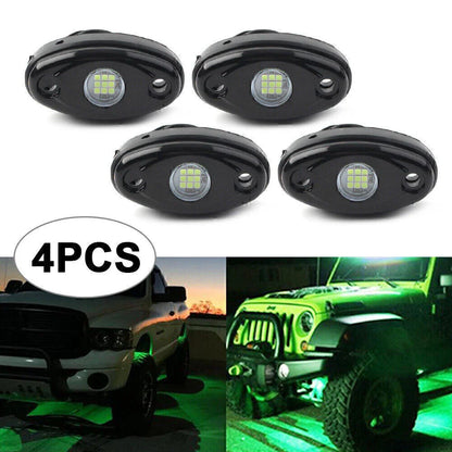 LED Rock Lamp Green for JEEP ATV Off-Road Truck Under Body