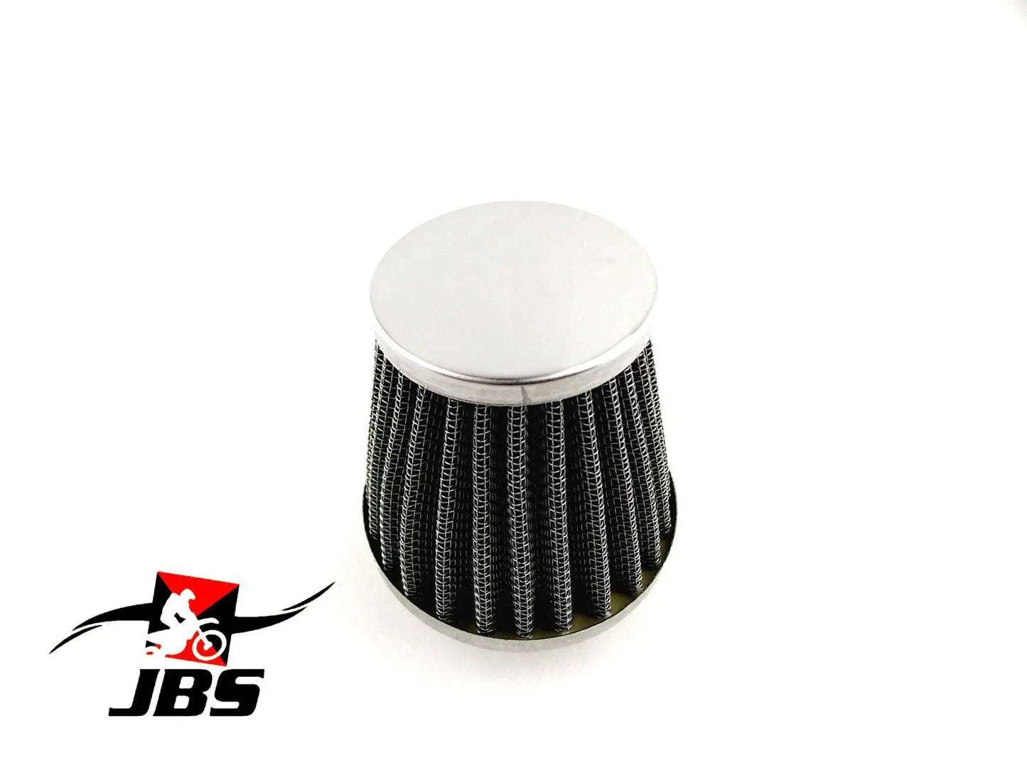 48mm Chrome Pod Air Filter Cleaner Set  for Suzuki GS250T (1980-1981)