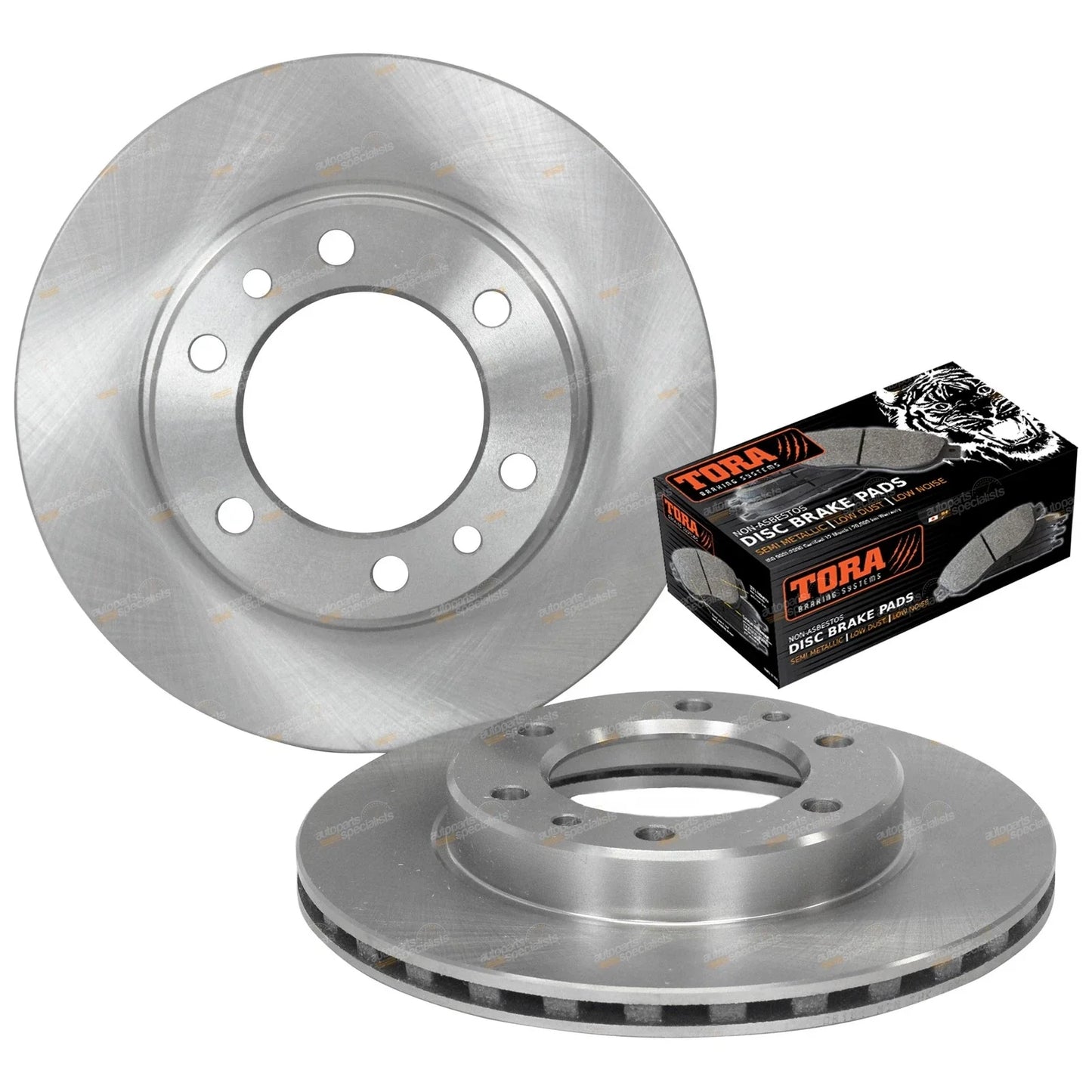 Disc Rotor + Brake Pad for Toyota BJ60 FJ60 FJ62 HJ60 HJ61 60 Series (1980–1990)