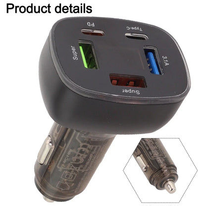 5-Port 95W Car Charger for USB Charger Adapter