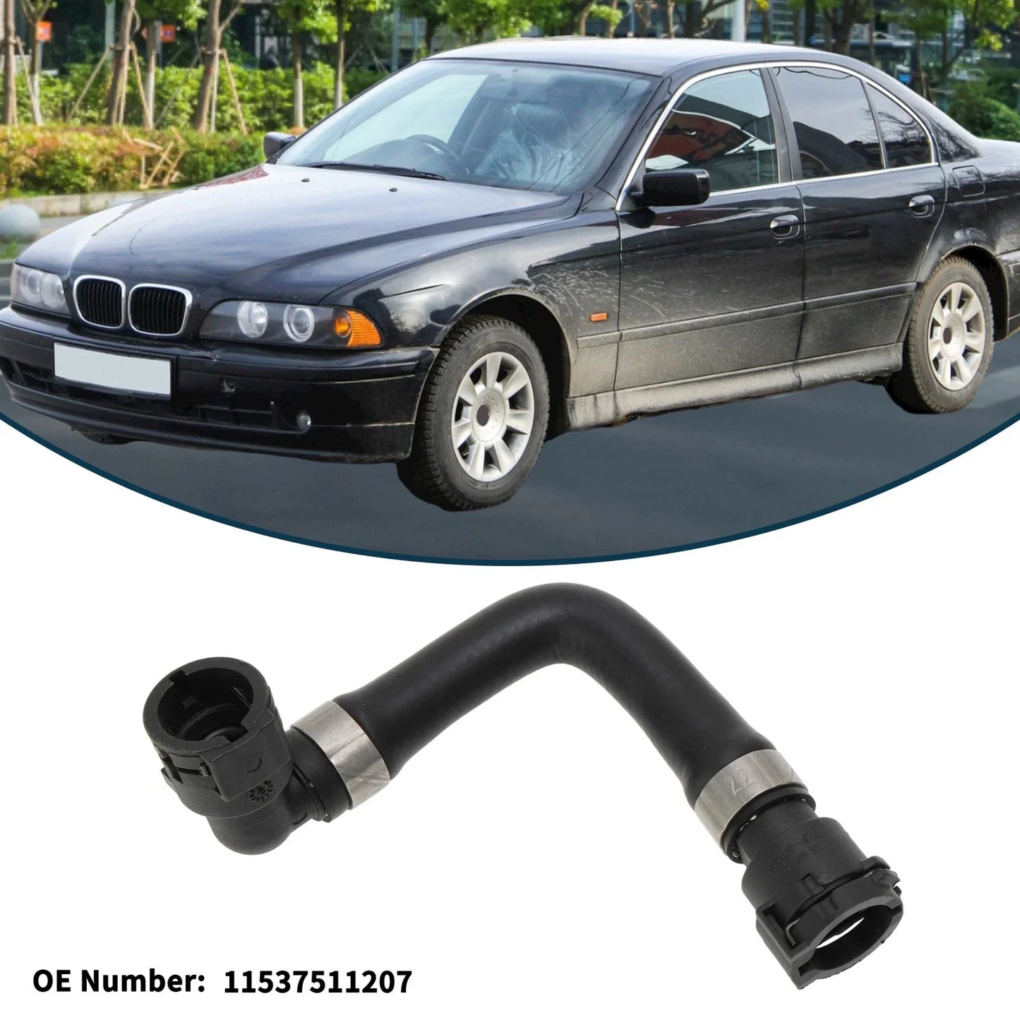 Radiator Hose for BMW 5 Series E39 Cooling Liquid Pipe (1995-2003)