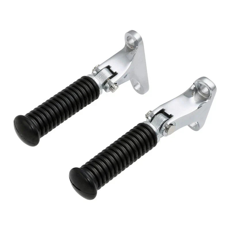 Chrome Rear Passenger Foot Pegs for Harley Touring Road King Glide (1993-2025)
