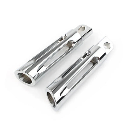 CNC Chrome Foot Pegs for Harley Touring Sportster Dyna Softail