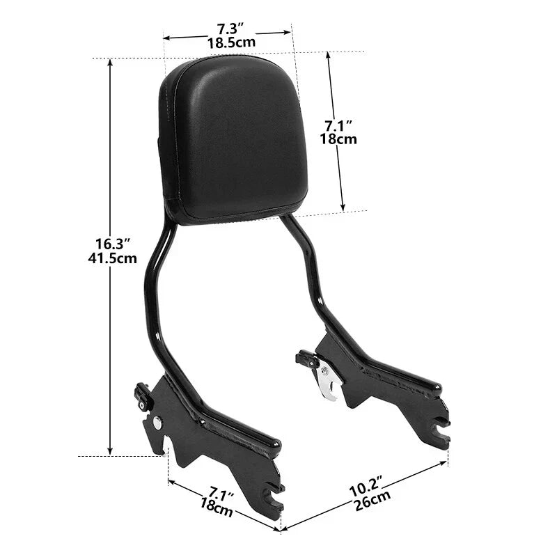 Sissy Bar Backrest Docking Kit for Harley Heritage Classic (2018-2026)