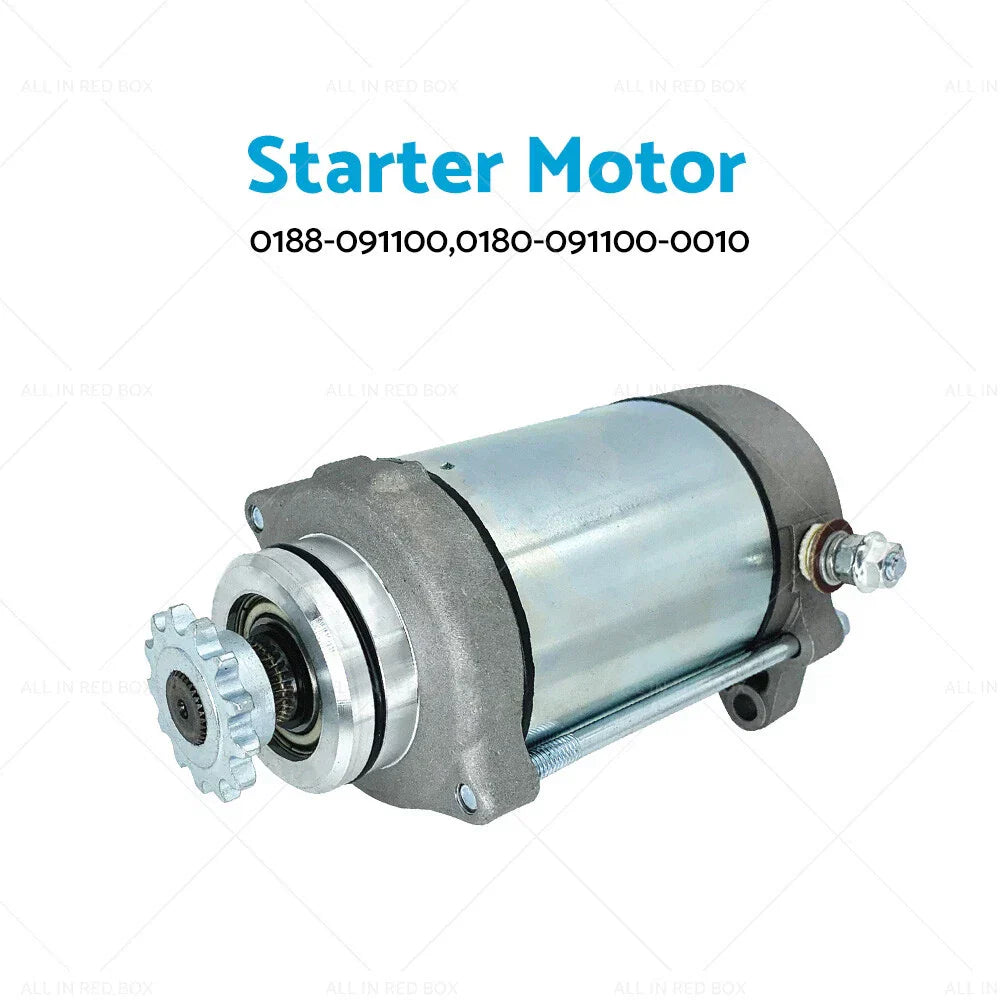 Starter Motor for Kawasaki KLF300 Bayou, KEF300 Lakota, Prairie (1989-2004)