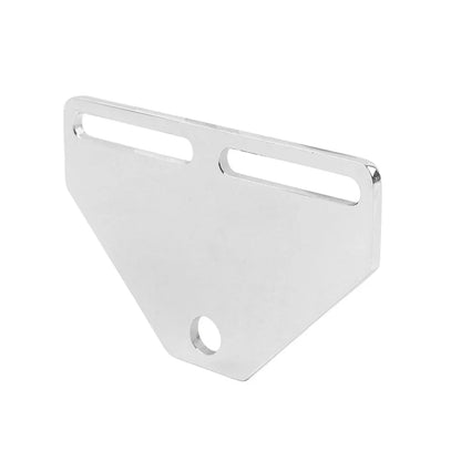 Bottom Mount Headlight Bracket Adapter for Harley Cruiser Chopper Touring Chrome