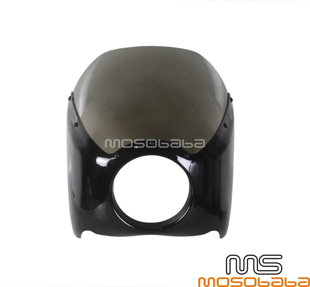 Smoke Headlight Fairing Windshield for Harley Sportster XL883 XL1200 Dyna (2004-2023)