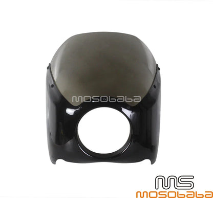 Smoke Headlight Fairing Windshield for Harley Sportster XL883 XL1200 Dyna (2004-2023)